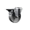 Service Caster 4'' Semi Steel Wheel Swivel Bolt Hole Caster with Posi Lock Brake SCC-BH20S414-SSS-PLB - alternate 1